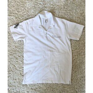 Sofitel Moorea Ia Ora Beach Resort White Polo Shirt S Cotton Blend Short Sleeve